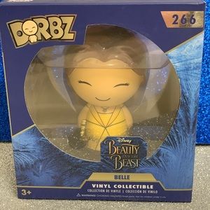 NIB Belle Dorbz  Yellow Dress Gown Beauty And The Beast Vinyl Funko Figure #266